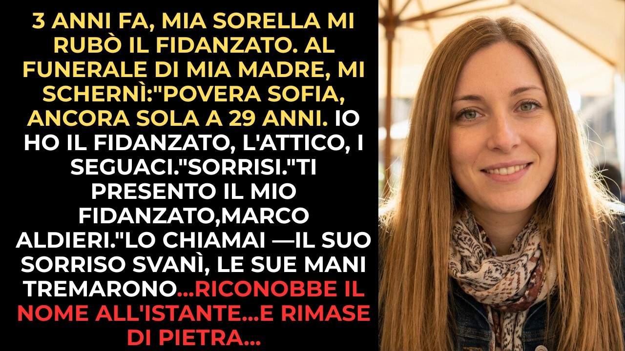 Mia sorella rubò il mio fidanzato e mi umiliò al funerale di mia madre — poi gelò vedendo chi sposai