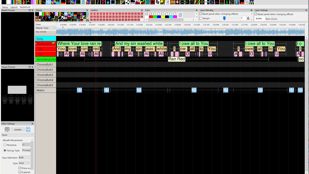 Adding Additional Lyric tracks in Xlights YouTube
