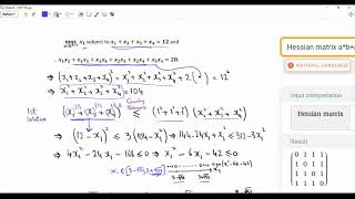 Constrained Optimization: Two Equality Constraints on a+b+c+d and ab+ac+ad+bc+bd+cd