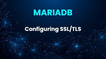 Configuring SSL/TLS in MariaDB. Using an encrypted connection.