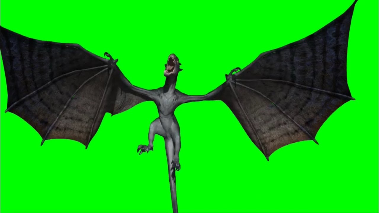 Green Screen Game of Thrones like Dragon 3 / Hovering ...