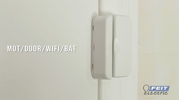 How to Install and Connect the Feit Electric Smart Door/Window Sensor