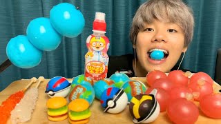 【ASMR】凍らせた地球グミ食べたことある！？いい音すぎる🌏🩵（咀嚼音/囁き）