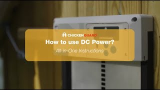 How to install DC power? - ChickenGuard All-in-One