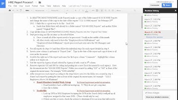 Paperless Document Review Google Docs Part 2