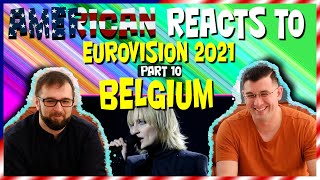 American reacts to Eurovision 2021 BELGIUM - Hooverphonic The Wrong Place