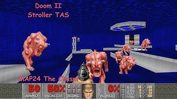 Doom II MAP24 "The Chasm" Stroller in 1:15 [TAS]