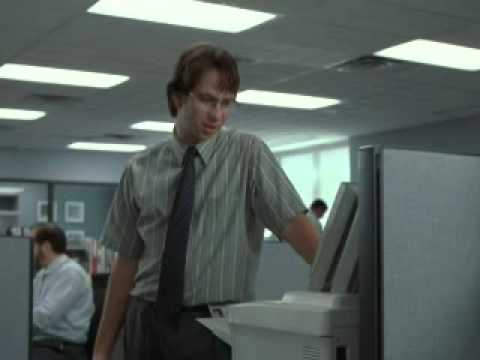 office space printer smash