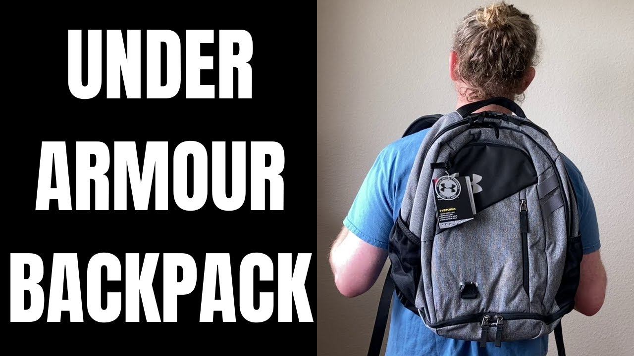 Cercanamente Descubrimiento Jarra Under Armour Adult Hustle 4.0 Backpack - YouTube