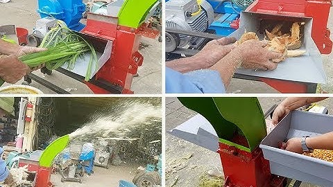 Máy băm nghiền cổ cao Bình Quân - Băm xơ dừa, bã mía, rơm, cỏ voi, cám ngô