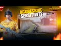 New Best Sensitivity Setting for Pubg Mobile in 2024 | sensitivity and control code🔥New 3.2 update
