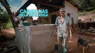 Comunidad de Las Lomitas  en El Naranjito, Santa Bárbara - Las Caravanas de la Esperanza.