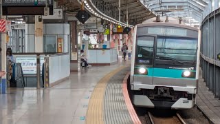 【E233系マト TK出場回送】JR東日本 E233系2000番台都マト13編成 回8993M 回送 南千住駅通過！[2024.04.30(火)]