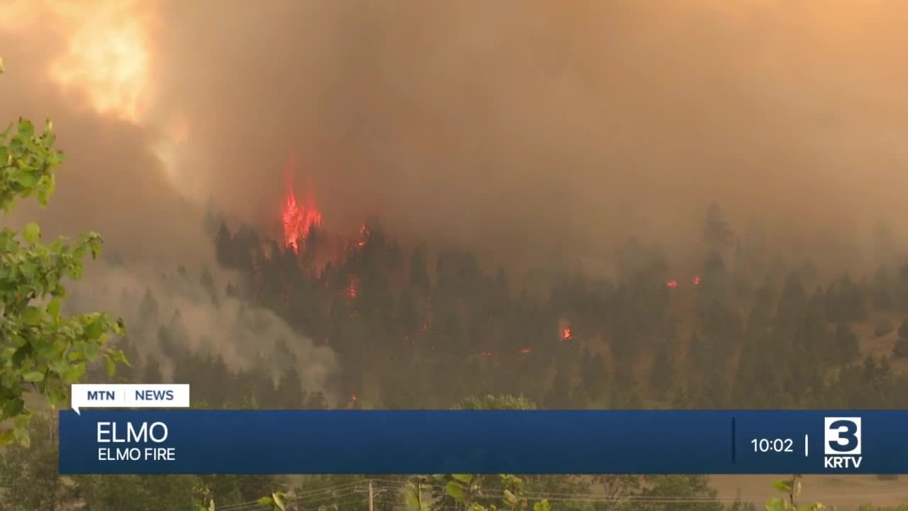 Strong winds push Elmo Fire east; some residents forced to evacuate YouTube