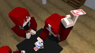 Minecraft Animation \/\/ When you win in UNO