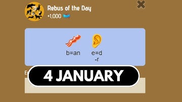 Rebus Of The Day Zoo 4 January | Zoo Rebus Of The Day | Rebus Of The Day Zoo Code
