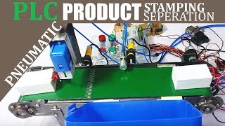 Automatic Stamping Labeling Machine using PLC