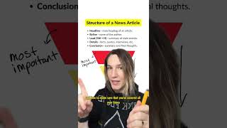 Structure of a News Article 📝 #schoolhelp #writingtips Structure of a News Article 📝 #schoolhelp #writingtips