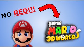 Super Mario 3D World, But I Cant Touch The Color Red