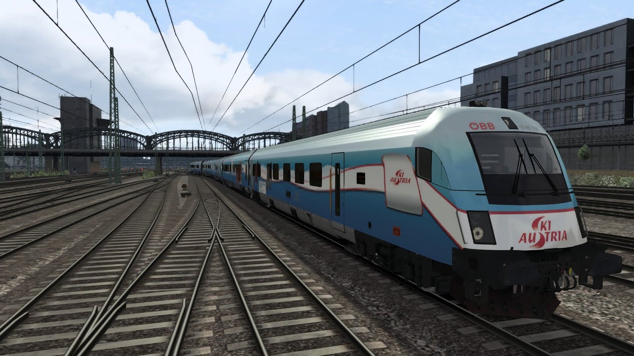 FR / Railjet Advanced / JT / Train Simulator 2016 / Munich -Augsburg ...