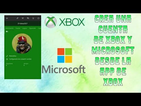 Tutorial de como crear una cuenta de XBOX o MICROSOFT en la aplicacion ...