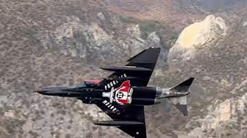 Turkish Air Force F 4E Phantom  50th Anniversary (Mach Loop Turkey)#f4phantom  #machloop