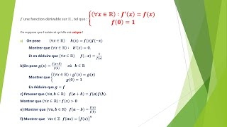 Problème très utile concernant les dérivations pour sc maths.