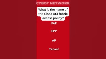 Cisco ACI Quiz: Test Your Knowledge of Application Centric Infrastructure #shorts,#CiscoACI,#ACI