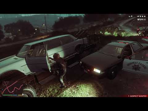 GTA 5 - Halloween Gang Showdown + Six Star Escape