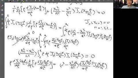Jackson Section 3.7 Bessel Functions - Orthogonality