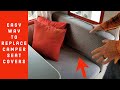Best Easiest Way To Recover Camper RV Cushion Seat Covers