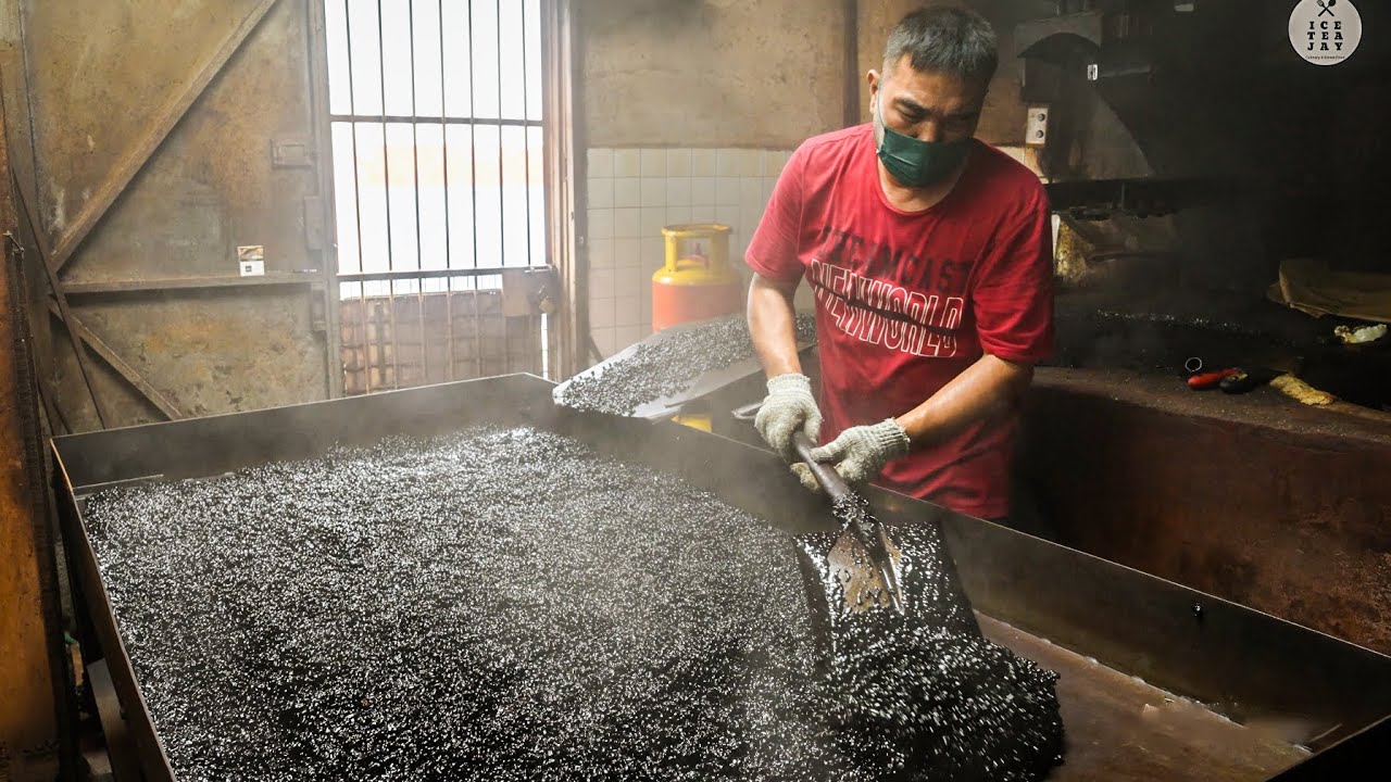 65 Years Old Coffee Factory ! AMAZING Process of Making Traditional Coffee in Penang - Malaysia