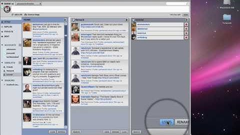 Creating UserList in Seesmic Desktop