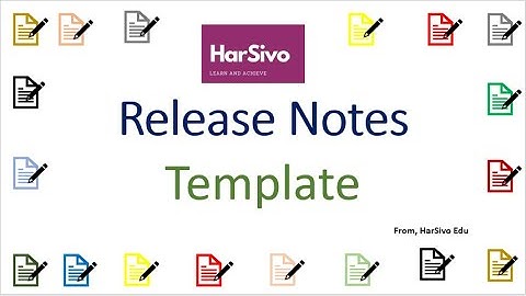 Release Notes Template, How to write an exclusive Release Notes document, Technical Writing