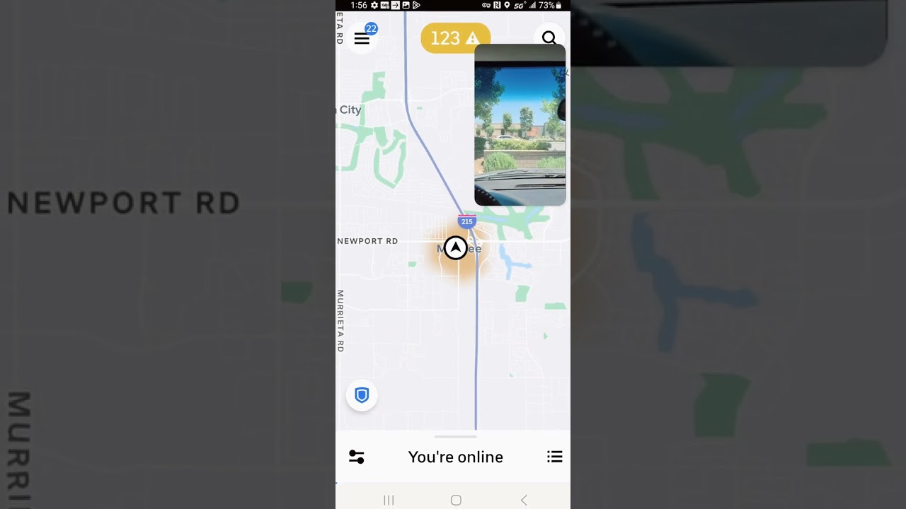 Uber Driver, Busy Area - No Trips For Me. Screenshots 6/26/23