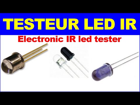 Electronique COMMENT FABRIQUER UN TESTEUR TRES SIMPLE DE LED infrarouge 🌈 Electronic LED IR tester