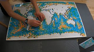Speed build: Carte du monde Lego 31203 