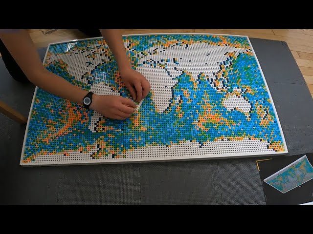 Speed build: Carte du monde Lego 31203 