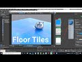 Floor tiles in 3dsMax and VRay