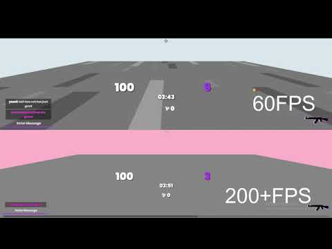 60FPS VS 200+FPS |Krunker.io