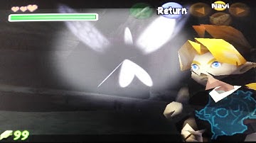 Zelda OOT Cheat Code see through everything everywhere you go
