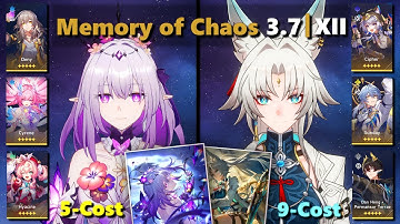 [HSR] Memory of Chaos 3.7 F12 | E0S1 Castorice x E0S0 Cyrene + E0S1 Feixiao x E1S1 DHPT | F2P Teams