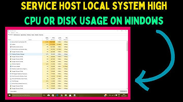 How to Fix Service Host Local System High CPU or Disk Usage on Windows 11