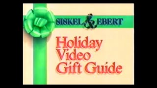 Christmas Siskel & Eberts 1987 Holiday Video Gift Guide Syndicated Special, November 1987