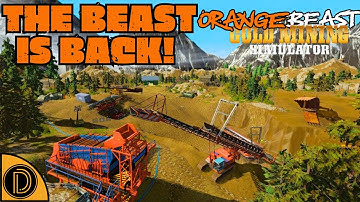 THE BEAST IS BACK! Orange Beast on ALL CLAIMS! - #21 - Gold Mining Simulator - ORANGE BEAST DLC