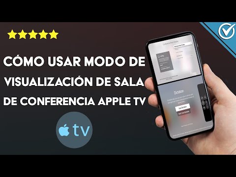 ¿Cómo usar el &#039;Modo de visualización de sala de conferencia&#039; en mi APPLE TV?