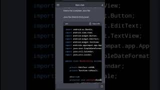 How to create age calculator app with ChatGPT & AIDE