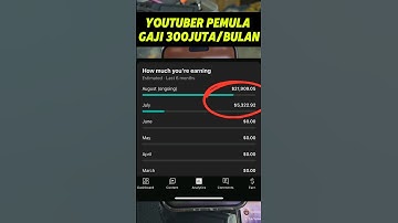 Bikin Kaget‼️ Youtuber Pemula gajian 300 juta perbulan #tipsdantrik #tutorialyoutube #shorts