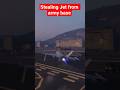 GTA 5 Stealing the Fighter Jet! 🤯 Epic Army Base Escape | No Damage Run! 🔥 #Shorts #gtaworld #gta
