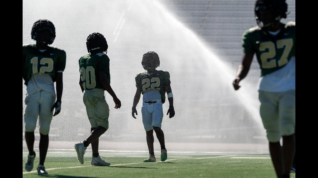 How These Football Players Are Keeping Cool During Practice